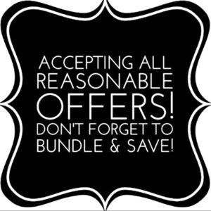 Open to offers! Don’t forget to bundle + save!